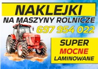 Naklejki na wszystkie maszyny rolnicze i nie tylko 