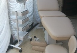 Wyposażenie gabinetu kosmetycznego, fotel, szafki, lampa, karboksyterapia, inne