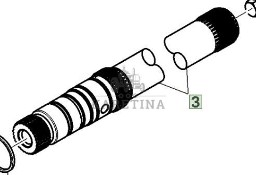 John Deere 8130 8230 8330 8430 8530 Wał Skrzyni Biegów IVT R220679