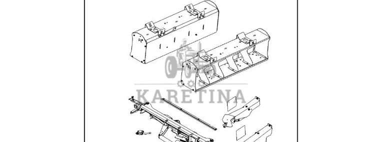 John Deere 960 - Zestaw ramienia BCC10108 (System owijania)-1
