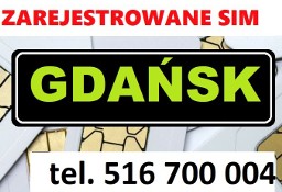 Gdańsk zarejestrowane karty SIM polskie startery telefoniczne prepaid aktywne