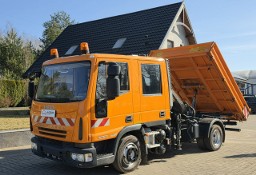 Iveco EUROCARGO 100E18 Doka / Brygadówka Iveco EuroCargo 100E18 / Wywrotka 3-stronna + HDS HIAB 055 DUO