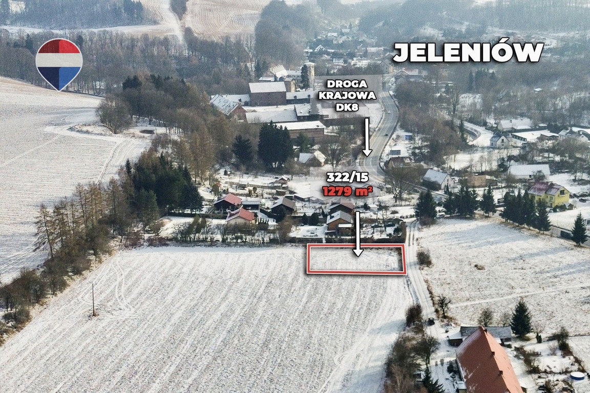 Działka budowlana z mediami, blisko DK8 - Widok 4
