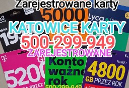 ZAREJESTROWANE KARTY SIM - KATOWICE I OKOLICE Czeskie karty SIM Anonimowe