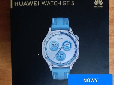 Huawei Watch GT5 46mm Blue smartwatch NOWY-1