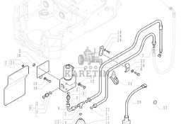 New Holland T6010 T6090 T6070 Rurka hydrauliczna 47057723