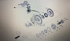 CLAAS 00 0501 918 8/Claas koło/Claas Arion 510 Hexa 430-410 600 Hexa 540-510