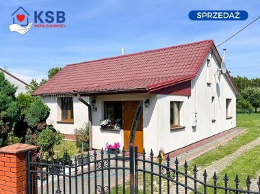 Dom 90,75m2 +2 garaże + domek gościnny w Ostrowcu-1