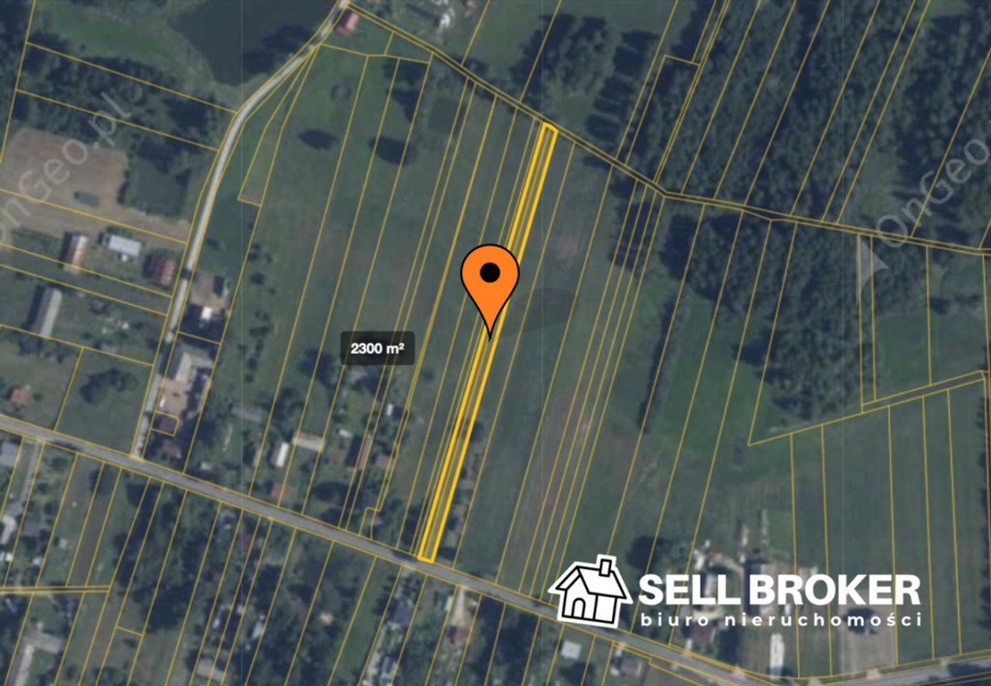 Działka na wsi - 2300 m² / droga gminna - Więcej
