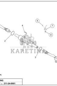 SPICER 311/211/174 Sterowanie Drążek Przegub Cylinder CZĘŚCI-2