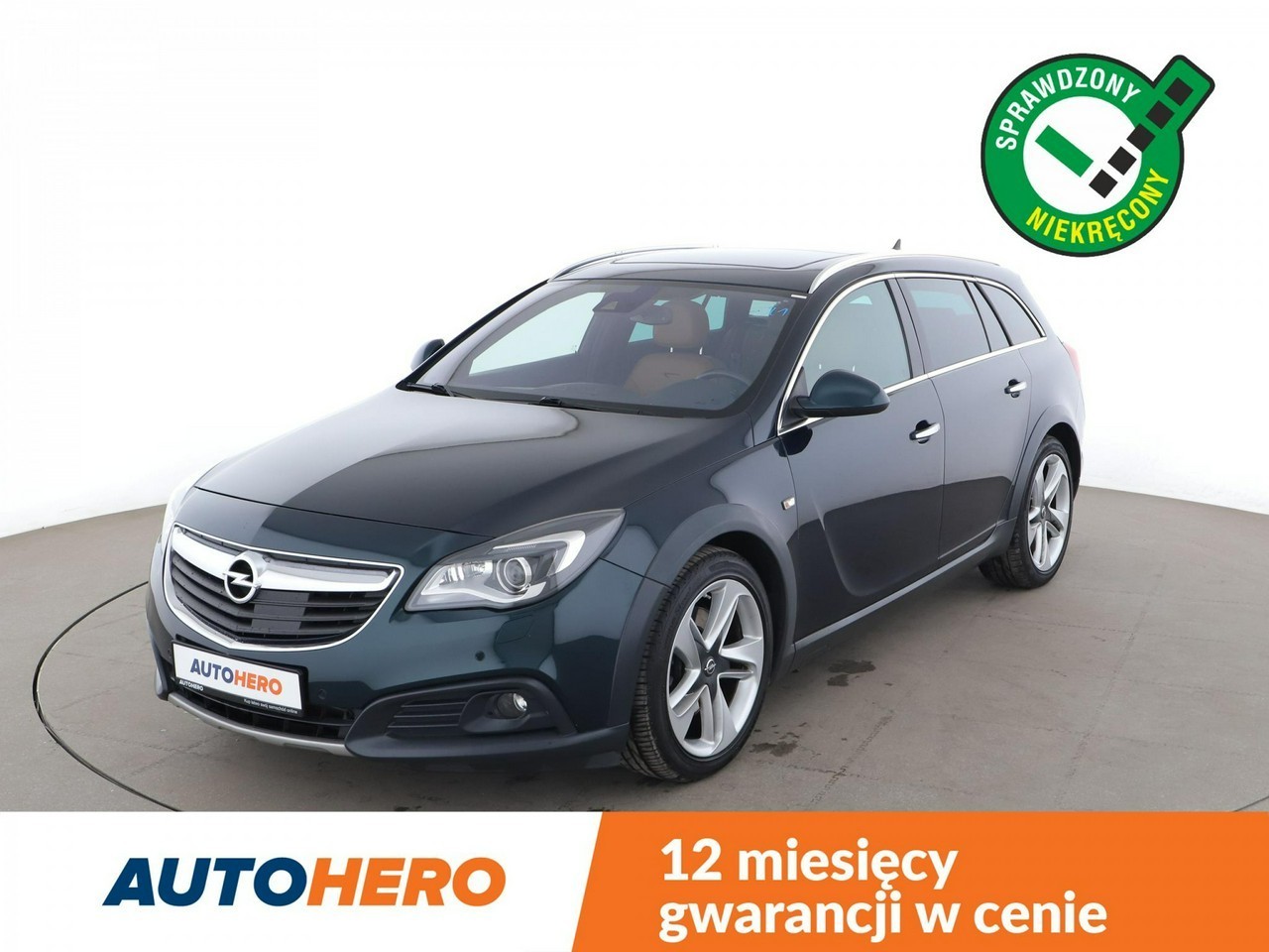 Opel Insignia I Country Tourer 4x4, automat, 250KM, bi-xenon, skóra, navi, el. regulowane fotele z