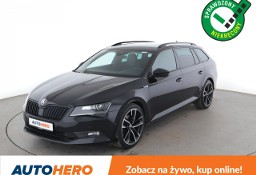 Skoda Superb III Sportline bi-xenon LED skóra/alcantara DCC el. fotele z pamięcia