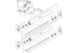 John Deere 960 - Rolka DC225439 (Pasy, rolki, bramki)