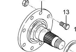 New Holland TX66 TX67 TX68 Kołnierz CZĘŚCI 9818030
