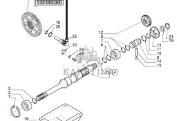 New Holland T6010 Kolo zebate napedz 54t, 54mm width 47126738