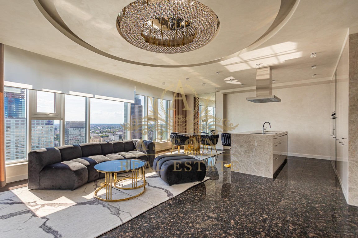 Luksusowy apartament w Unique Tower, Warszawa