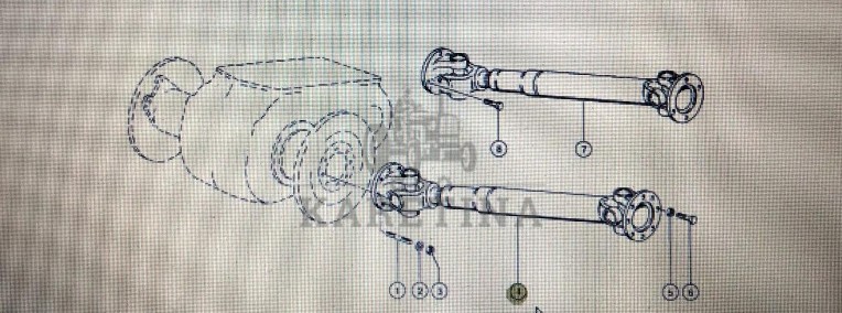 CLAAS 00 0750 256 2/Claas wałek przegubowy/Claas Lexion 580 560-540-1