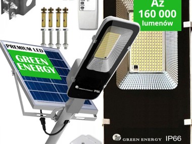 LAMPA SOLARNA Uliczna MOCNA CZUJNIK ZMIERZCHU UCHWYT LED MONTAŻ PILOT 2000W-1