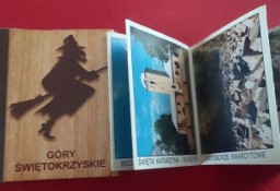 Mini książeczka ze zdjęciami GÓRY ŚWIĘTOKRZYSKIE Folder krajoznawczy 6x5cm z PRL