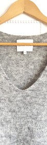 Wełniana sukienka szara Second Female M 38 wełna moher ciepła sweter-4