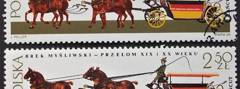 Znaczki polskie rok 1965 Fi 1501 odcienie - 2 znaczki-1