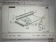 Claas Dominator 130-150 rama podsiewacza , podłoga trans. claas Avero , Dominator 48 , 58 , 68 , 78