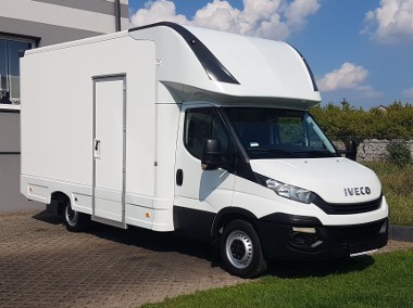 KONTENER NISKOPODŁOGOWY 4,31x2,24x2,42 SKLEP FOODTRUCK BAR KLIMA-1