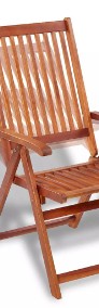vidaXL Składane krzesła ogrodowe, 2 szt., lita akacja, brązowe 41820-4