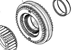 Massey Ferguson 7718S 7718 S 1804A DYNA 6 Synchronizator Skrzyni Biegów CZĘŚCI 3799206M94