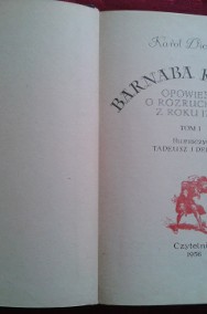  Barnaba Rudge - Karol Dickens, tom 1 książka z 1956r.-2