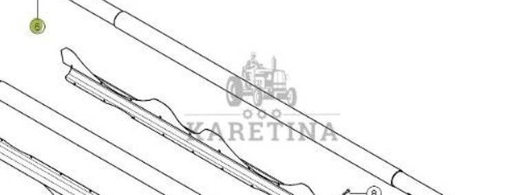 Claas Lexion 740 750 760 Wałek Podajnika Zbożowego 0006652090 00 0665 209 0-1