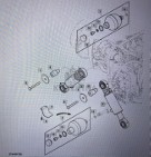 John Deere TA20416/TA20415/ siłownik hydrauliczny/ 8345R 8520 8420 8320 8225R 8235 R