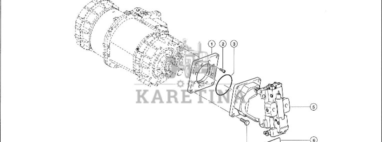 Claas Lexion 600 ZABEZPIECZENIE 0007699320 (Hydrostatyczny napęd jezdny)-1