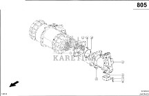 Claas Lexion 600 ZABEZPIECZENIE 0007699320 (Hydrostatyczny napęd jezdny)