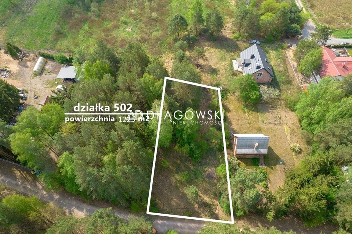 Działka 1225 m² Wola Ducka gm. Wiązowna, otwocki