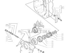 New Holland T6010 Kolo zebate napedz 5197561
