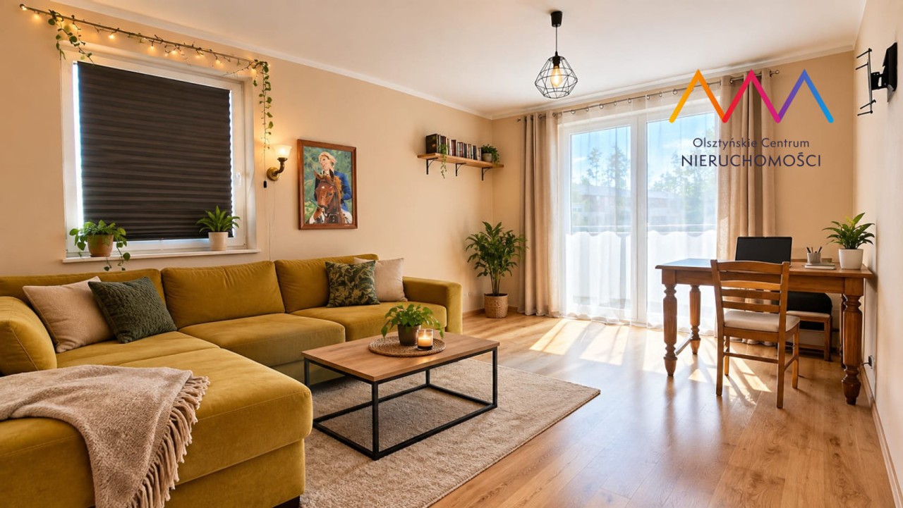Mieszkanie na sprzedaż, 2 pokoje, 44 m², Dywity