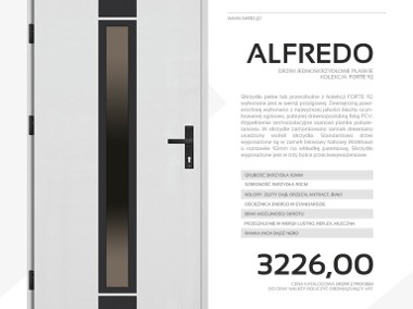 Drzwi zewnętrzne stalowe SETTO model ALFREDO 92-1