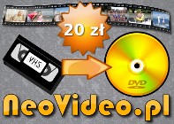 Przegrywanie VHS na DVD, Pendrive Katowice - 20 zł za CAŁĄ kasetę.