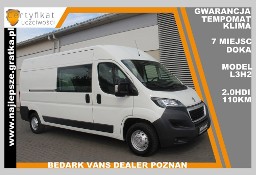 Peugeot Boxer Gwarancja, L3H2, BRYGADÓWKA, 7 miejsc DOKA