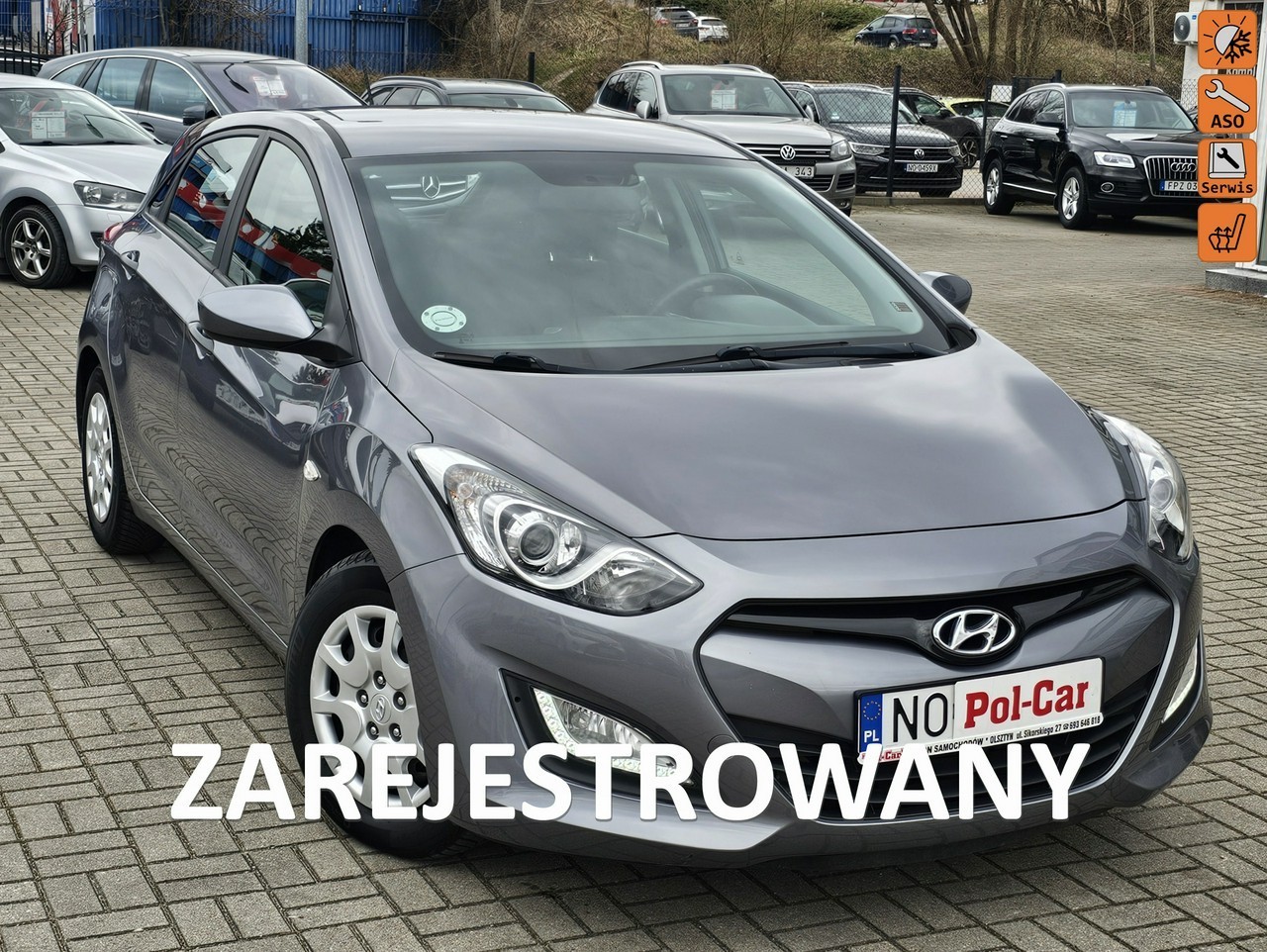 Hyundai i30 II serwisowany, grzane fotele, zarejestrowany