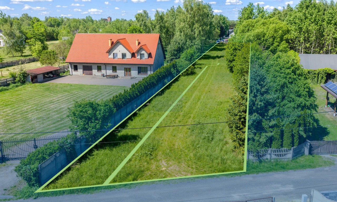 Działka z wydanymi warunkami zabudowy Błeszno - Widok 3