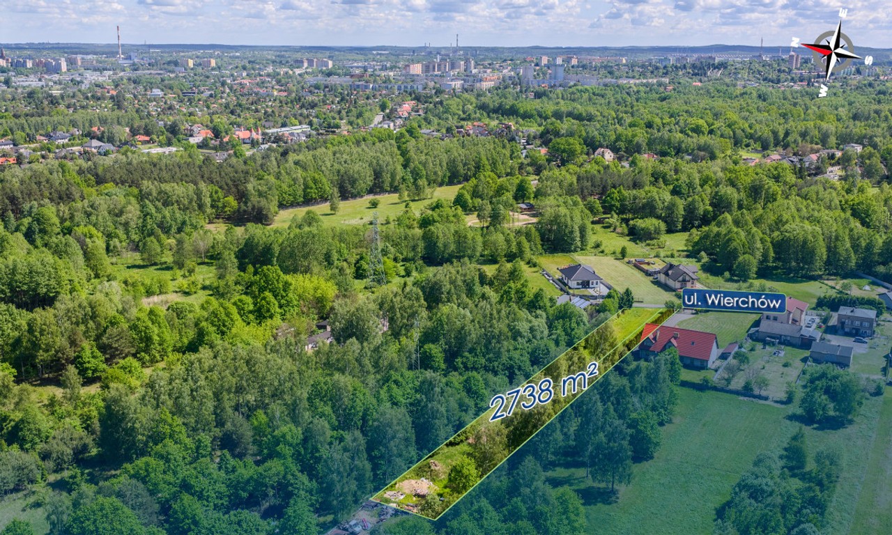 Działka z wydanymi warunkami zabudowy Błeszno - Widok 5