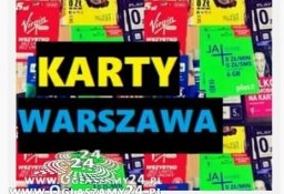 KARTY SIM WARSZAWA / ZAREJESTROWANE KARTY SIM / CZESKIE KARTY / ANONIM