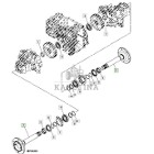 John Deere 3120 3320 3520 3720 - oś tylna - półoś LVU801535