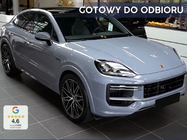 Porsche Cayenne II Coupe Turbo E-Hybrid Wentylowane Fotele z Przodu + Skrętna Oś Tylna +-1