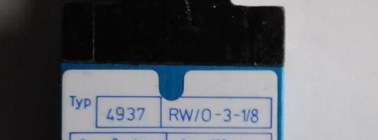 Wyłącznik krańcowy FESTO RW/0 , typ 4937-1