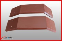 Błotniki przednie metalowe bez napędu Ursus U912 kpl