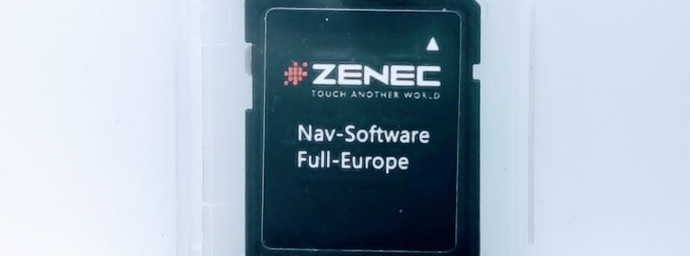 Karta SD z mapą EU dla urządzeń ZENEC-1