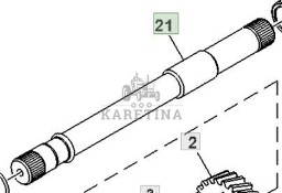 John Deere 8360R Wał Przedniego Napędu CZĘŚCI R227481